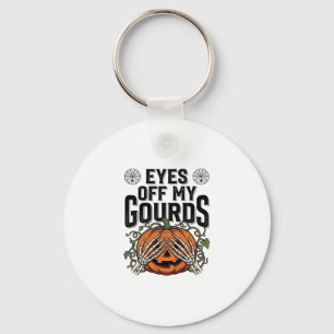 Porte-clés Chemise drôle de citrouille Yeux de mes citrouille