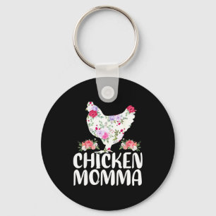 Porte-clés Chemise drôle de maman poule pour femmes fête des 