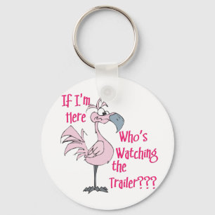 Porte-clés Chemise drôle de terrain de caravaning