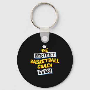 Porte-clés Chemise drôle entraîneur de basketball métier occu
