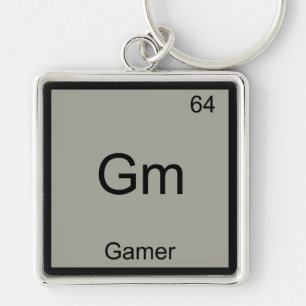 Porte-clés Chemise Gm - Symbole d'élément de chimie drôle pou