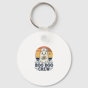 Porte-clés Chemise Halloween Fantôme Infirmière Mignonne Boo 