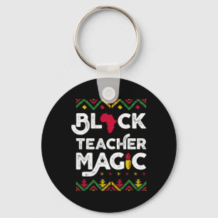 Porte-clés Chemise Magique Enseignant Noir Mois Histoire Noir