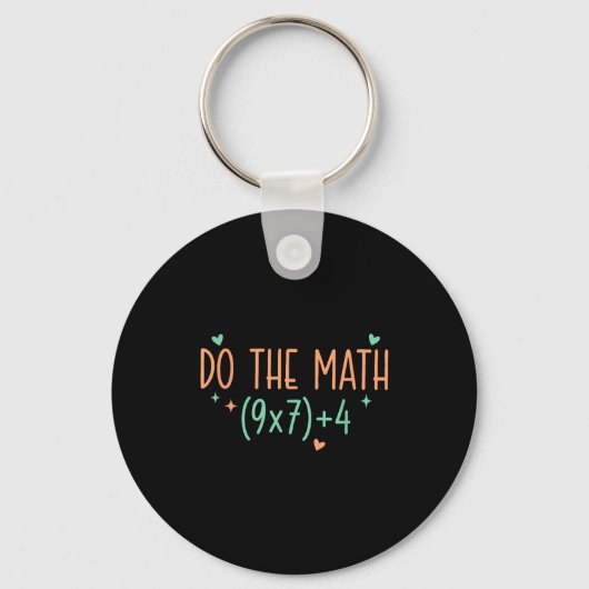 Porte-clés Chemise Math 67 Mème Six Sept (Recto)