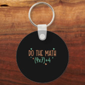Porte-clés Chemise Math 67 Mème Six Sept (Recto)