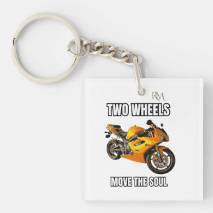 Porte-clés Chemise moto Deux Roues Émeuvent l'Âme Motard