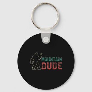 Porte-clés Chemise Mountain Dude Drôle Bigfoot Sasquatch Rock