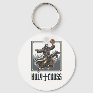Porte-clés Chemise religieuse vintage de basket-ball Holy Cro