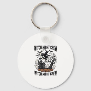 Porte-clés Chemise sorcière vintage nuit de coven Halloween G