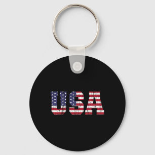 Porte-clés Chemise Usa Drapeau Américain Patriotique Hommes F