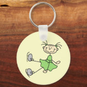 Porte-clés Chemise verte Figure Patinage Tshirts et cadeaux (Recto)