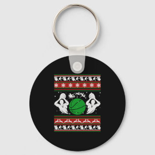 Porte-clés Chemises de basket-ball - Chemise de Noël de baske