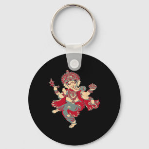 Porte-clés Chemises de yoga spirituelles Dieu hindou Ganesha