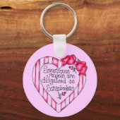 Porte-clés Chemises et cadeaux Angel Heart Scrapbooker (Recto)