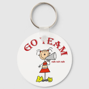 Porte-clés Chemises et Cadeaux Cheerleader Go Team