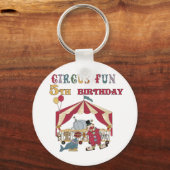 Porte-clés Chemises et cadeaux Circus 5th Birthday (Recto)
