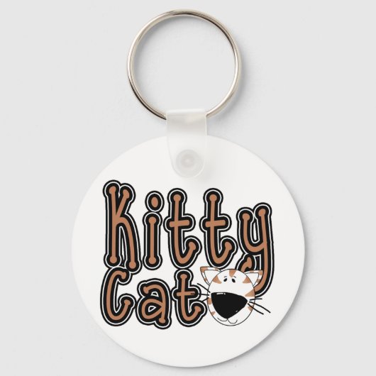 Porte-clés Chemises et cadeaux Cute Kitty Cat (Recto)