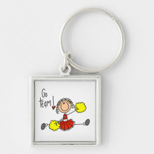 Porte-clés Chemises et Cadeaux T-shirt Figurine de Cheerleade