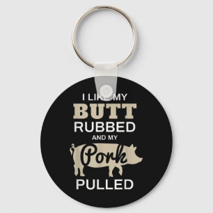 Porte-clés Chemises Grillées Drôle - J'Aime Mon Beurre Rubbed