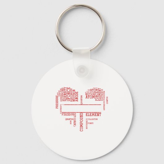 Porte-clés Chemist Valentines Day Gift Science Chemistry  (Recto)