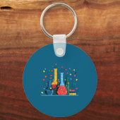 Porte-clés Chemistry Christmas Lights Lover Chemist Science L (Recto)