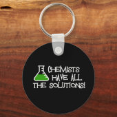 Porte-clés Chemists Have All The Solutions (Recto)