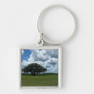 Porte-clés Chêne et nuages