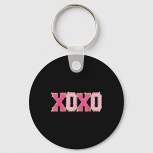 Porte-clés Chenille Patch Sparkling Xoxo Valentines Day
