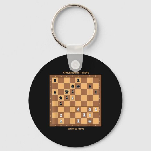 Porte-clés Chèque, Jouer Aux Citations D'Échecs Graphique De (Recto)