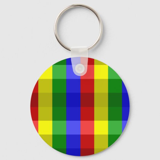 Porte-clés Chèques de couleurs primaires (Recto)