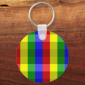 Porte-clés Chèques de couleurs primaires (Recto)