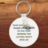 PORTE-CLÉS CHER DIEU (Recto)