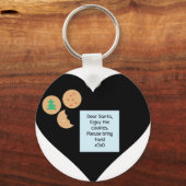 Porte-clés Cher Père Noël - Apportez des jouets (Recto)