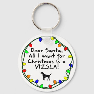 Porte-clés Cher Père Noël Vizsla