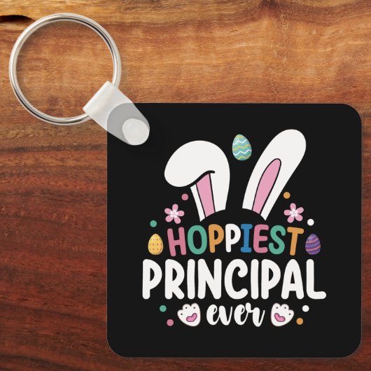 Porte-clés Chercher Principal De Chaque École OEufs De Lapin (Recto)