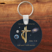 Porte-clés Cherchez et vous me trouverez (Recto)