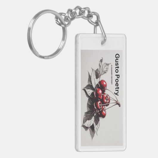 Porte-clés Cherries Gusto Poésie (Devant gauche)