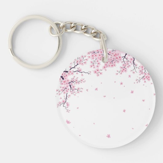 Porte-clés Cherry Blossom Sakura Japanese Art Tote  (Devant)