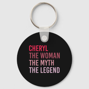 Porte-clés Cheryl La Femme Mythe Légende Nom Personnalisé Bir