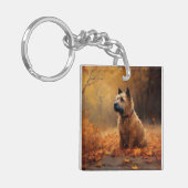 Porte-clés Chesapeake Bay Terrier en congé d'automne (Devant gauche)