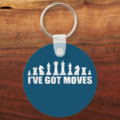 Porte-clés Chess Set Pieces Ive Got Move Lovers (Recto)