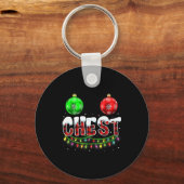 Porte-clés Chest Nuts Christmas Funny Matching Couple Chestnu (Recto)