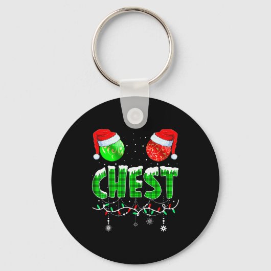 Porte-clés Chestnuts Matching Family Funny Chest Nuts Christm (Recto)