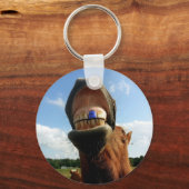 Porte-clés Cheval à dents bleues (Recto)