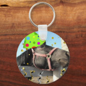 Porte-clés Cheval animal de fête (Recto)