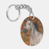 Porte-clés Cheval arabe : Automne 1 (Devant gauche)