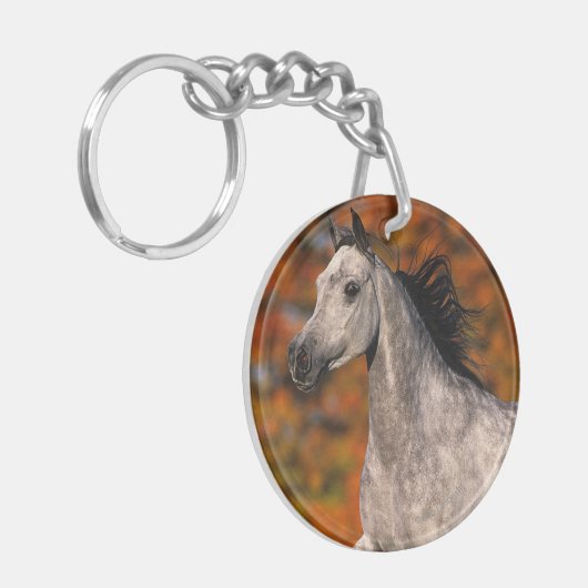 Porte-clés Cheval arabe : Automne 1 (Devant gauche)
