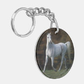 Porte-clés Cheval arabe courant 1 (Devant gauche)