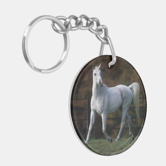 Porte-clés Cheval arabe courant 1 (Devant gauche)