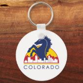 Porte-clés Cheval bleu du Colorado (Recto)